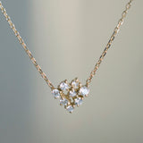 chaton diamond necklace 8