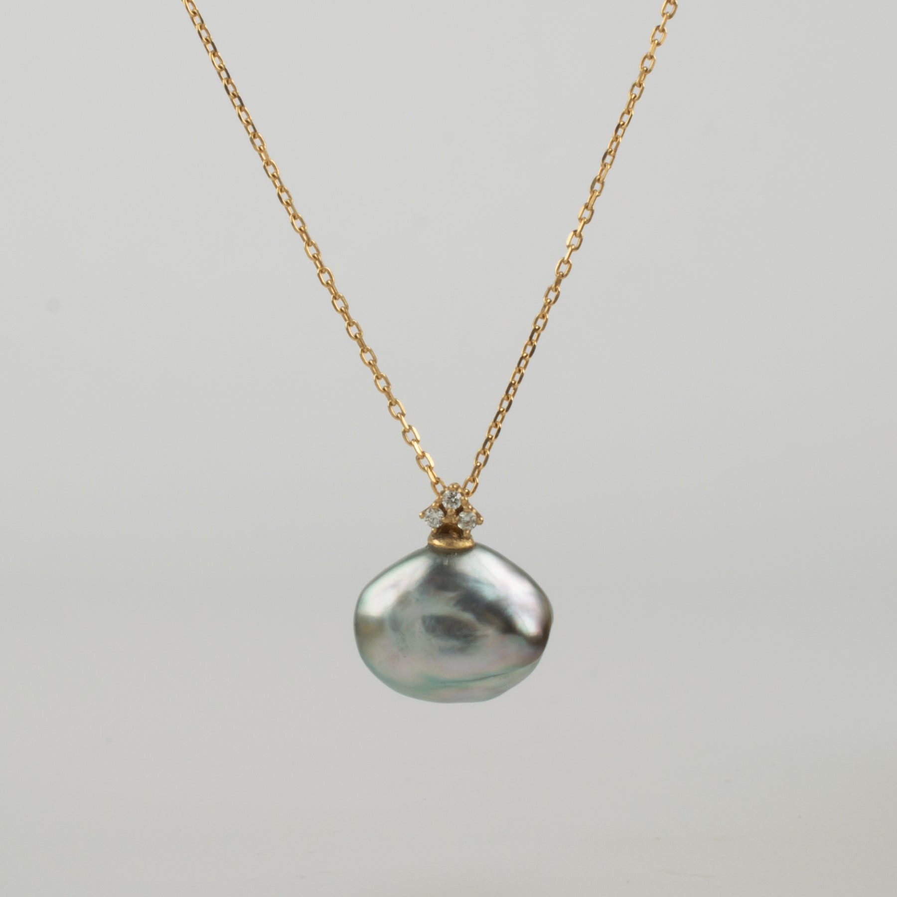 ballon south sea pearl diamond necklace BL05-001 – shinkai jewelry
