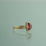 mille bi-color tourmaline diamond ring