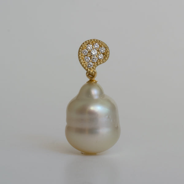 pichon south sea pearl diamond top