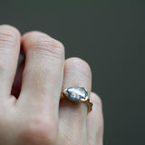 ripple diamond ring
