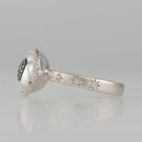 POT South sea pearl diamond ring　R2601-010