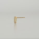 grace diamond stud earring