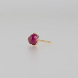 enfold ruby stud earrings