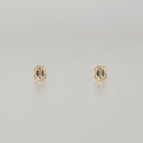 enfold diamond stud earring