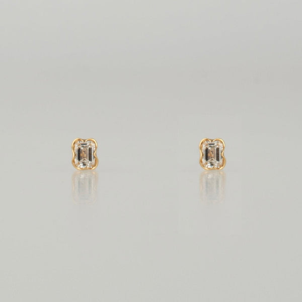 enfold diamond stud earring