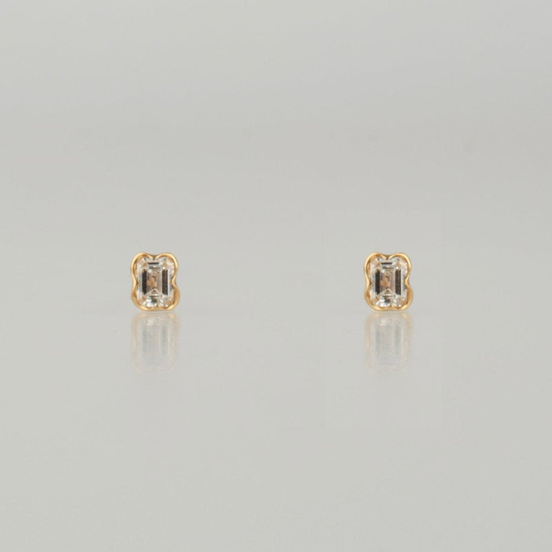 enfold diamond stud earring