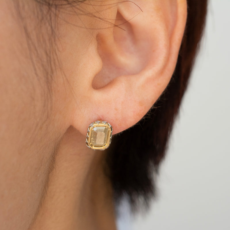 grace diamond stud earring