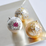 clavo south sea pearl ruby pendant top T2607-003