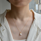 coronet south sea pearl diamond top　T2510-007