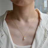 coronet south sea pearl diamond top　T2510-005