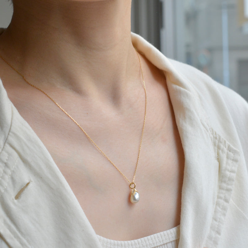 coronet south sea pearl diamond top　T2510-005