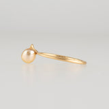 baby kidny south sea pearl diamond ring