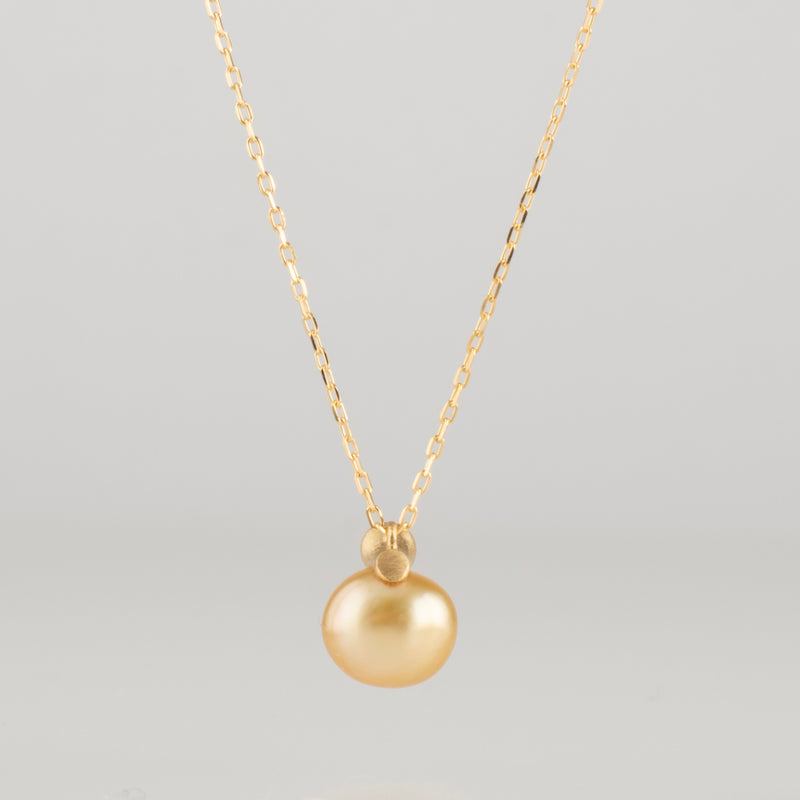 baby kidny south sea pearl diamond necklace