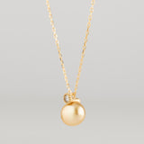 baby kidny south sea pearl diamond necklace