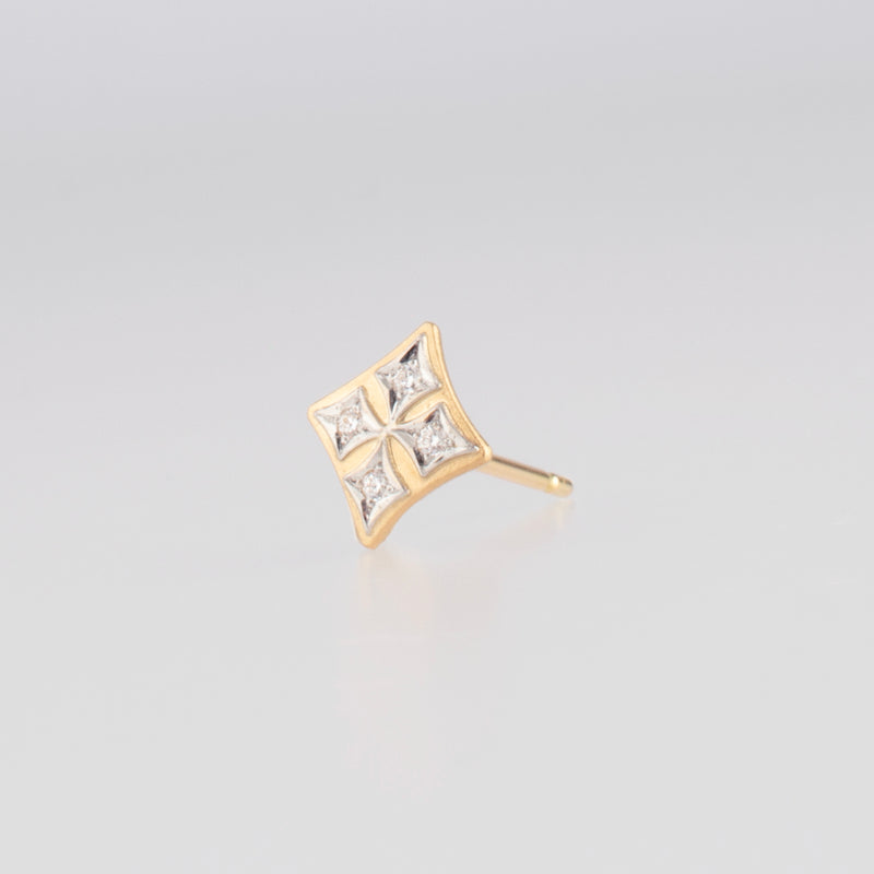 grace diamond stud earrings　GR01-003