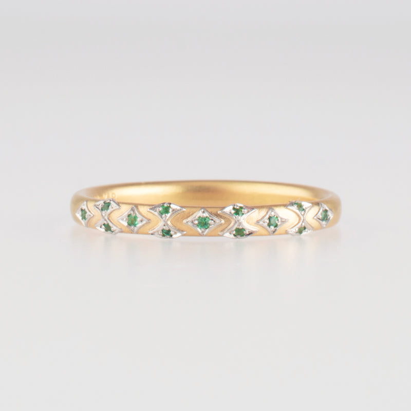 Limited Collection - grace emerald diamond ring　GR00-2-E