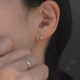 grace emerald stud earrings