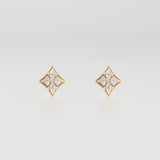 grace diamond stud earrings　GR01-002