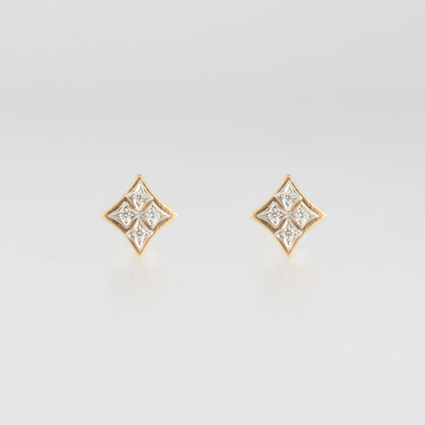 grace diamond stud earrings　GR01-002