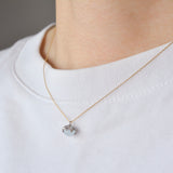lucent aquamarine necklace LC05-AQU