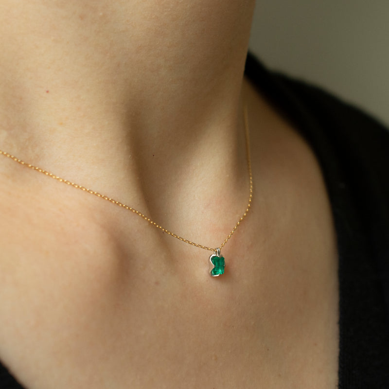 enfold emerald necklace