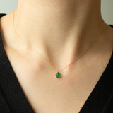 enfold emerald necklace