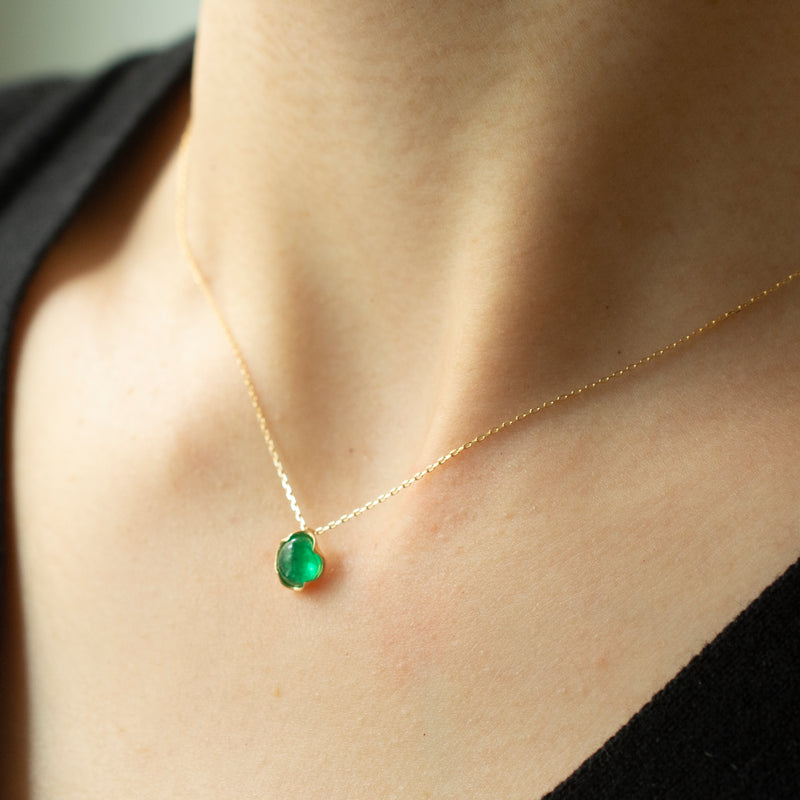 enfold emerald necklace