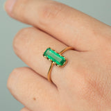 ripple emerald ring