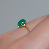 ripple emerald ring