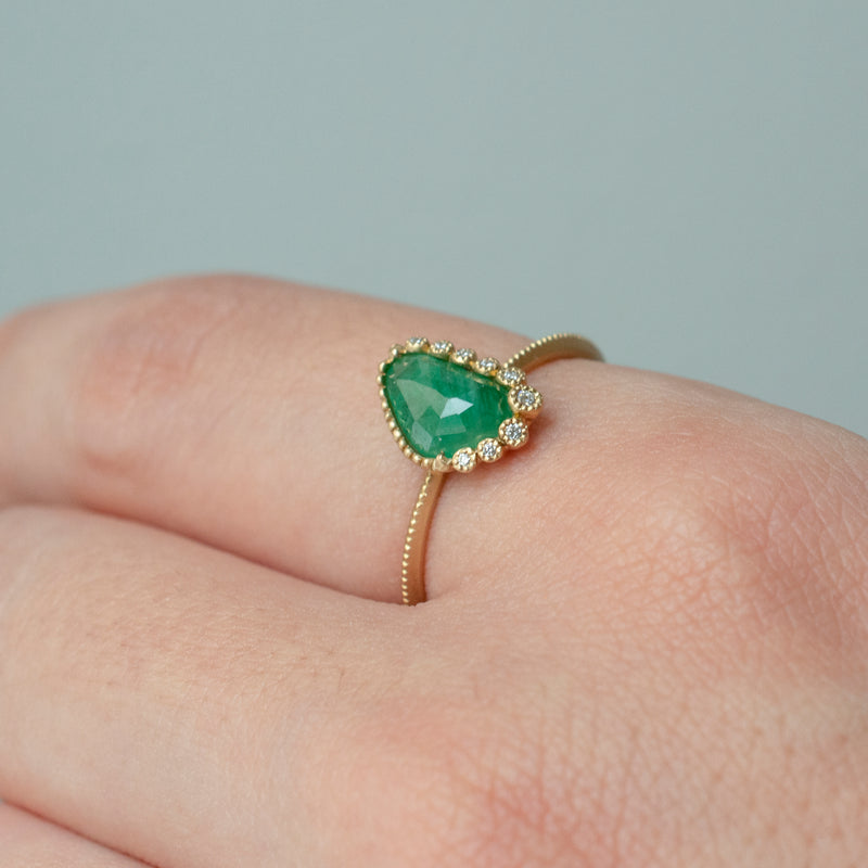 branche emerald deiamond ring