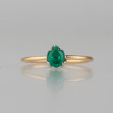 enfold emerald diamond ring