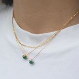 enfold emerald necklace