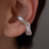 petal pearl ear cuff