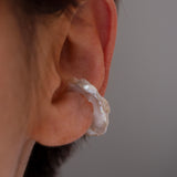 petal pearl ear cuff