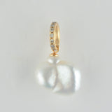 sen south sea pearl diamond top　T2510-014