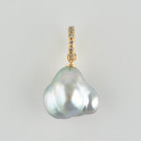 sen south sea pearl diamond top　T2510-015