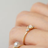 enfold diamond ring