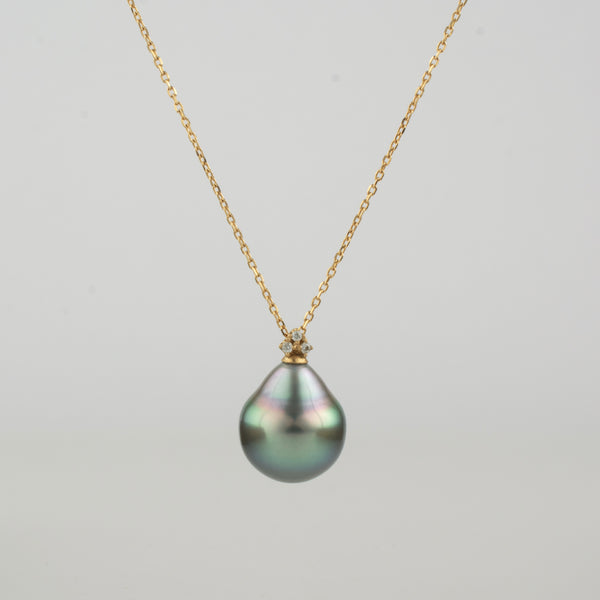 ballon south sea pearl diamond necklace