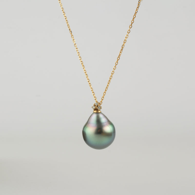 ballon south sea pearl diamond necklace