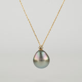 ballon south sea pearl diamond necklace