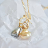 dots south sea pearl diamond pendant top DT07-B-014