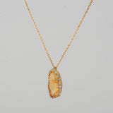 branche fire opal diamond necklace