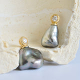 dots south sea pearl diamond pendant top DT07-B-014