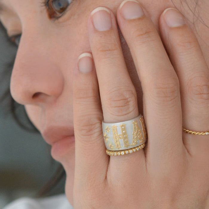glyph ring – shinkai jewelry