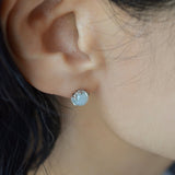 lucent aquamarine earrings  LC01-AQU-001