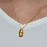 branche fire opal diamond necklace