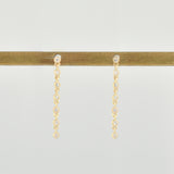 diamond chain earrings　DE02-D3/D5/D7