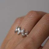 phantom diamond silver ring