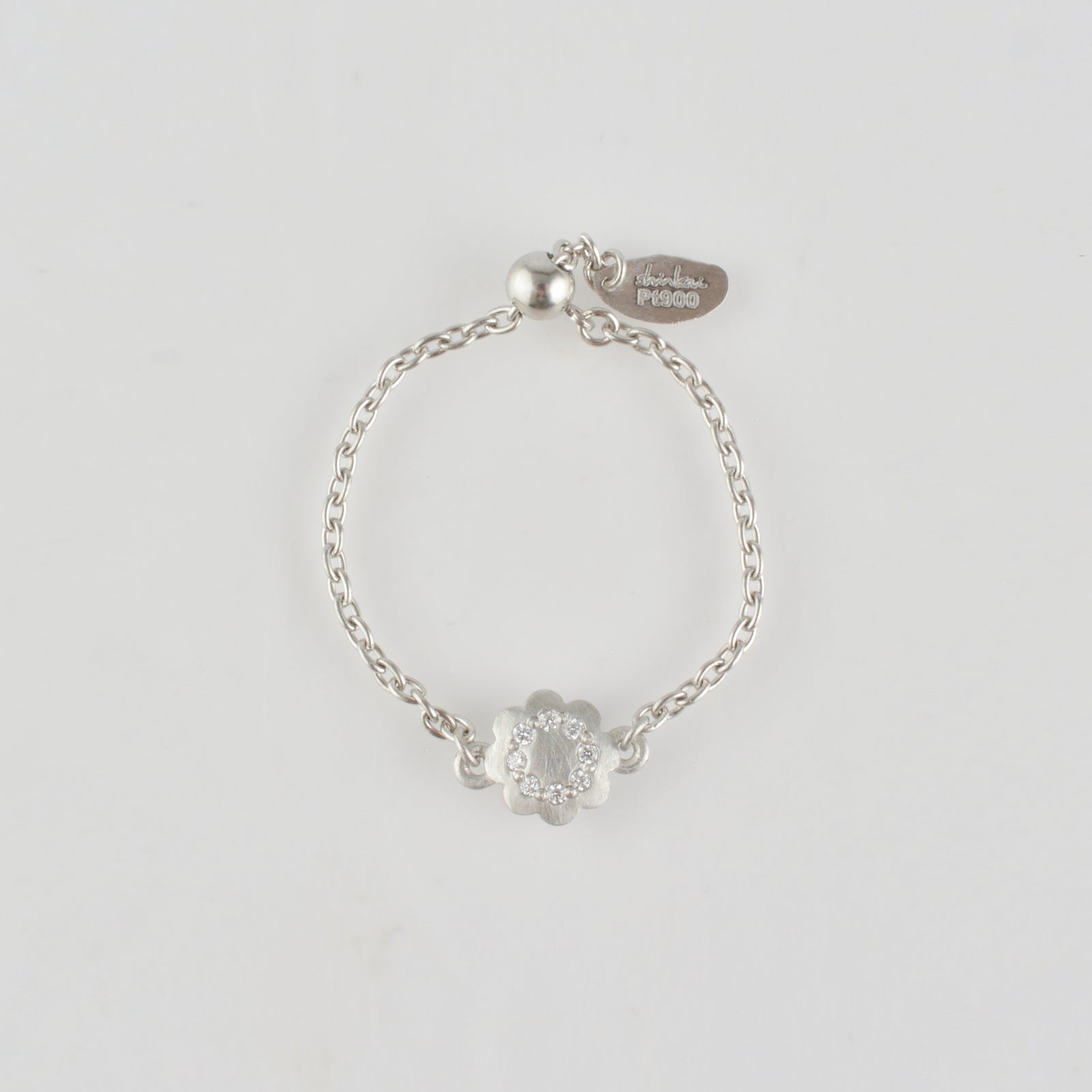 anemone diamond chain ring – shinkai jewelry